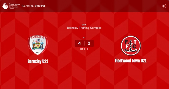 体育视频直播-当地媒体:徐彬周二已代表巴恩斯利U21完成首秀,帮助球队4-2逆转